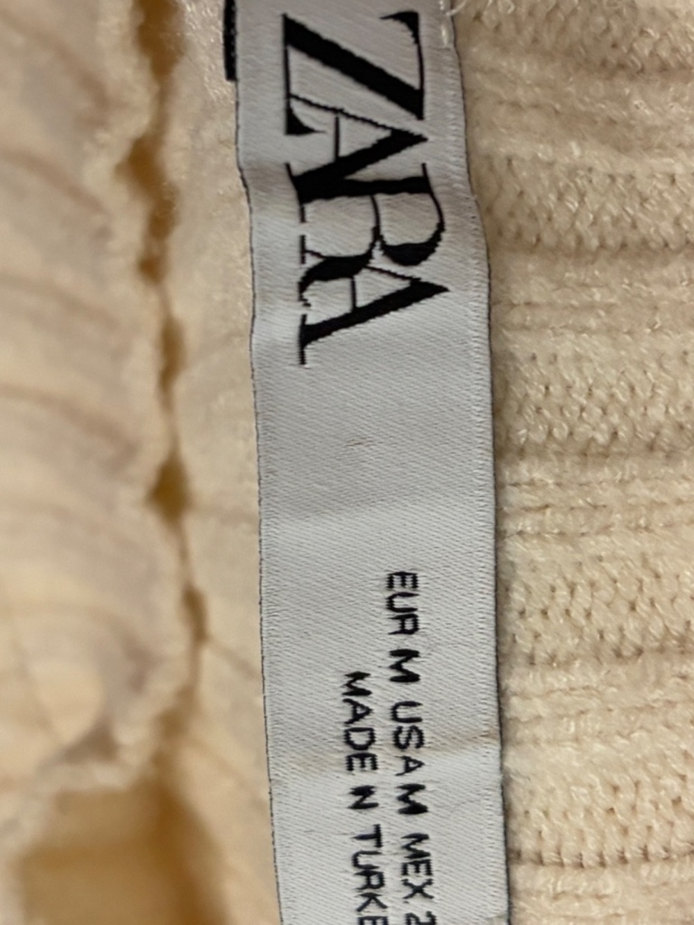 ZARA Ribbed Cropped Sweater - Picture 5 of 6